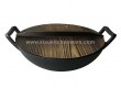 Cast iron wok 5L36G10